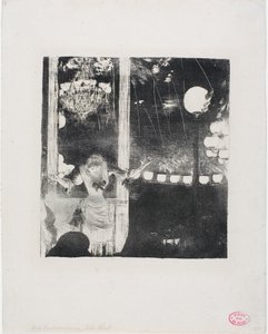 贝卡特女士在大使咖啡馆 作者 希莱尔·热尔曼·埃德加·德加