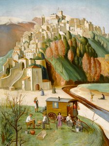 Cagnes Sur Mer，法国里维埃拉，1922-46 作者 希尔达·玛丽·哈维（Hilda Mary Harvey）