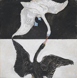 集团IXSUW，第1号，《天鹅》，第1号，1914-1915。 作者 Hilma af Klint