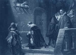 斯特拉福德勋爵被处死 作者 希波吕特·德拉罗什（Hippolyte Delaroche）