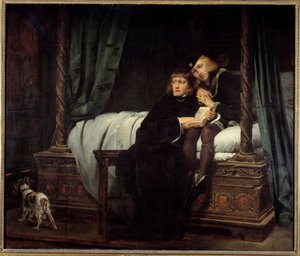 爱德华的孩子（1483）。英国爱德华四世（1442-1483）的孩子们的肖像。英格兰小国王爱德华五世（1470-1483）和约克公爵理查德（或什鲁斯伯里的理查德