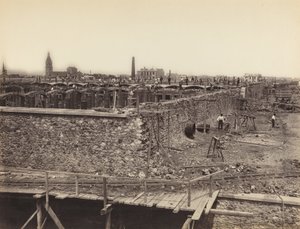 Montrouge水库，上盆地，右侧 Montrouge水库，上盆地...，约1870年。 作者 希波吕特·奥古斯特·科拉德