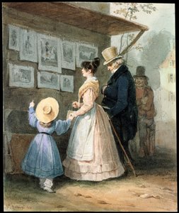 在卖版画的地方》，1831年。