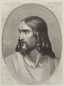 救主的头 作者 希波吕特·德拉罗什（Hippolyte Delaroche）
