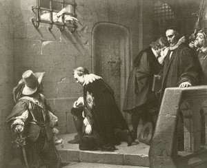 斯特拉福德之死（凹版） 作者 希波吕特·德拉罗什（Hippolyte Delaroche）