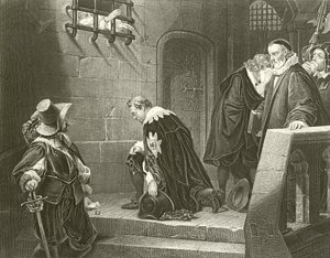 斯特拉福德伯爵将要执行死刑 作者 希波吕特·德拉罗什（Hippolyte Delaroche）