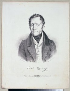 Carl Czerny（1791-1857）由Huard雕刻 作者 希波吕特·拉勒曼德