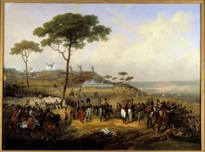 1823年来自西班牙的远征。"7月5日攻占科鲁尼亚前面的圣玛格丽特的堡垒