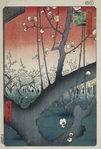 龟户神社梅园 作者 歌川广重 (I)
