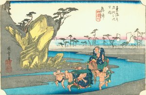 冲津 作者 广重