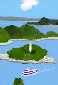 Sightseeing boat 作者 井筒宏之