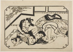 调情的情人 作者 菱川师信