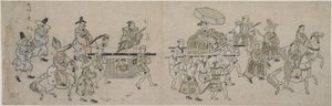 韩国大使馆阅兵式 作者 菱川师信