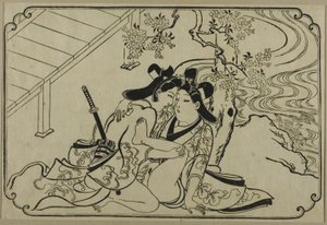 花园中的恋人，选自无题系列情色版画