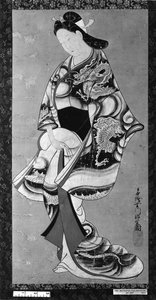 站立的美。