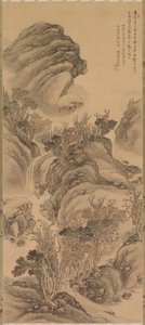 秋山夕照，1869年。 作者 法士恩教