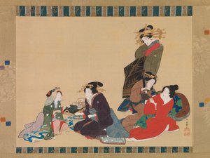 五个美人，1840年。