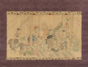 避雨，19世纪初至中期。