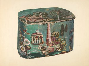 带子箱，约1938年。