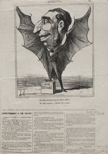 事实62：我是鸟，看我的翅膀..，1869年。 作者 奥诺雷·杜米埃
