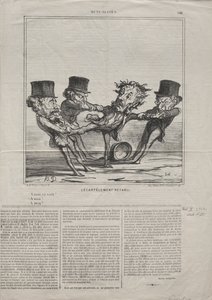 第98号现实：1869年恢复了营区。 作者 奥诺雷·杜米埃