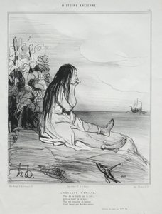 《古代历史》，第24页：1842年9月4日放弃Ariadne。 作者 奥诺雷·杜米埃