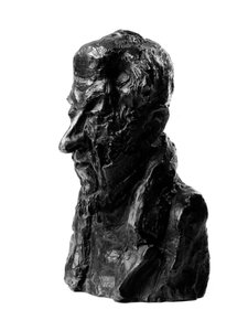 阿尔弗雷德-皮埃尔-德-法卢克斯-杜-库德雷伯爵（1811-1885）的漫画，副手兼部长。邪恶的 "雕塑，由Honore Daumier（1808-1879）19世纪创作。Inv L 48.16 Dim in cm H 23 x L 1 Musee des Beaux Arts, Palais Longchamp, Marseille 作者 奥诺雷·杜米埃