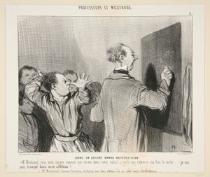 Comme on devient grand mathematicien; No. 作者 奥诺雷·杜米埃