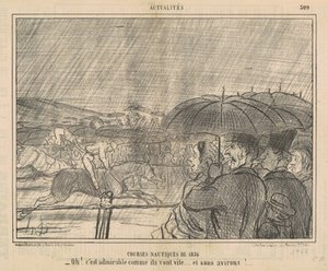 1856年的帆船比赛 作者 奥诺雷·杜米埃