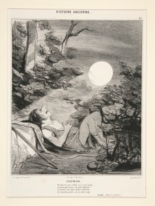 恩底弥翁》，《古代史》第 45 版 作者 奥诺雷·杜米埃
