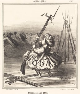 1867 年的条目 作者 奥诺雷·杜米埃