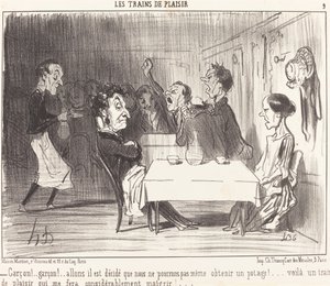 孩子！......孩子！......快点，决定了 作者 Honoré Daumier