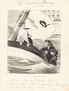 阴谋论》（Le Coup de vent 作者 奥诺雷·杜米埃