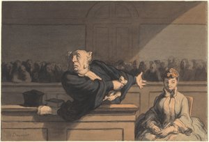 辩护律师（Le Défenseur） 作者 奥诺雷·杜米埃