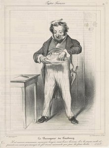 财富之路》（Le Perruquier du Faubourg 作者 奥诺雷·杜米埃