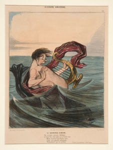 救援 D 作者 Honoré Daumier
