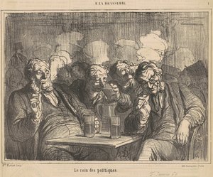 政治角 作者 Honoré Daumier