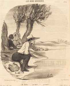 我妻子......她咬人......她咬人！ 作者 奥诺雷·杜米埃