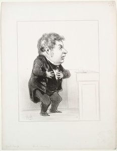 米歇尔·古乔（Michel Goudchaux），1849年。 作者 奥诺雷·杜米埃