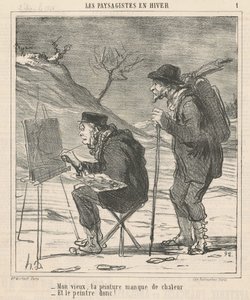 我的朋友，你的画缺乏温暖...... 作者 奥诺雷·杜米埃