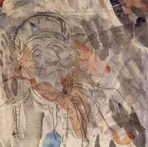 学习律师；研究律师； Honore Daumier 作者 奥诺雷·杜米埃