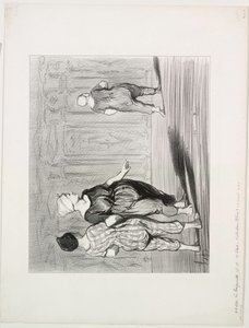 沐浴者，第15页：1847年，再次成为她，漂亮的时尚女士，科夸多！ 作者 奥诺雷·杜米埃