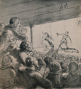 戏剧，约1860年代，1946年。 作者 奥诺雷·杜米埃