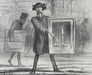 1859 年的展览会（图版 1）：他们拒绝了，无知者！ 作者 奥诺雷·杜米埃