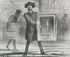 1859年展览的板块1：他们拒绝了这一点，无知者！，1859年。 作者 奥诺雷·杜米埃