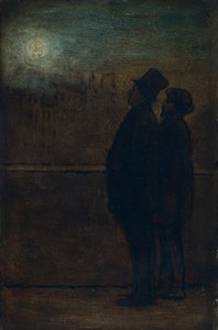 夜行者》，1828-1879年 作者 奥诺雷·杜米埃