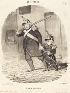 精彩回顾日 作者 奥诺雷·杜米埃