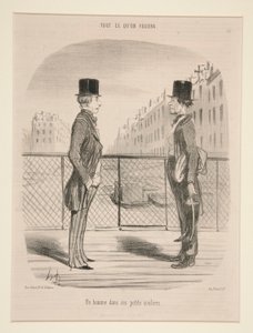 Un homme dans ses petits souliers, from Tout Ce Qu 作者 奥诺雷·杜米埃