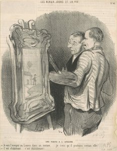 参观车间 作者 奥诺雷·杜米埃
