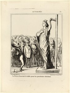 法国准备让其候选人通过标准衡量，第 73 版来自 Actualités 作者 奥诺雷·维克托林·杜米埃